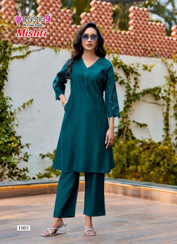 Mystic9 mishti vol 1 coord set Wholesale Kurti suppliers in Mumbai